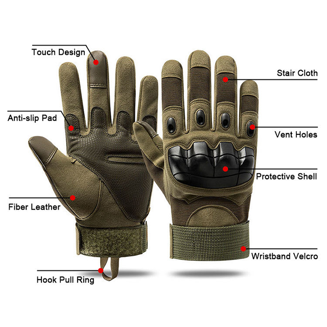 Touchscreen Combat Training Full-finger Gloves