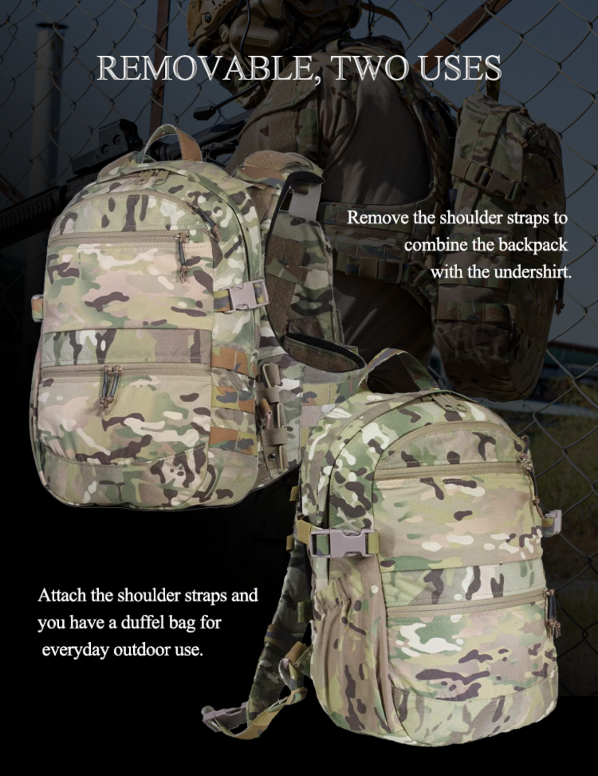 AVS Outdoor Tactical Training Backpack