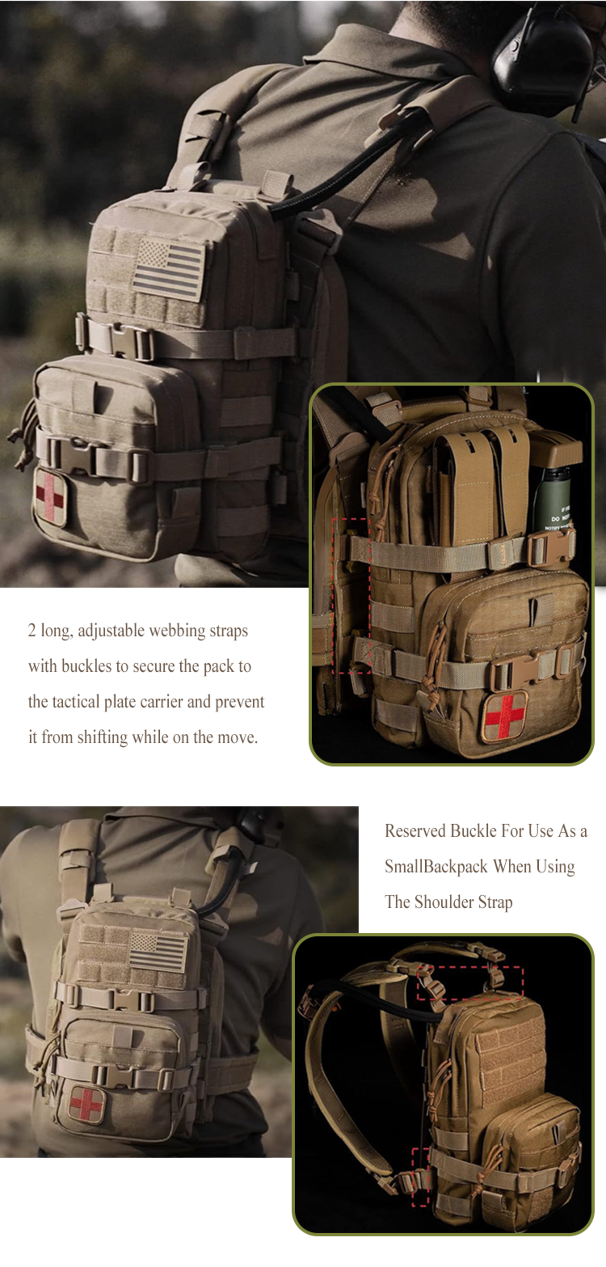 MOLLE accessories tactical storage bag