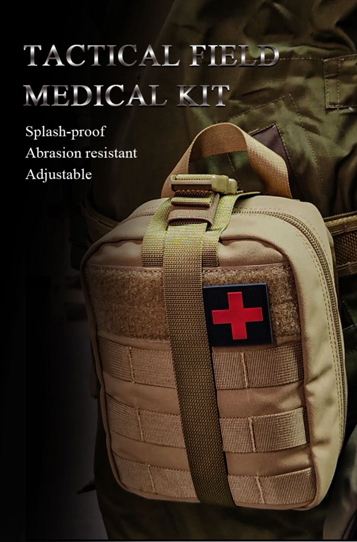 Brown Tactical Field Medical Kit