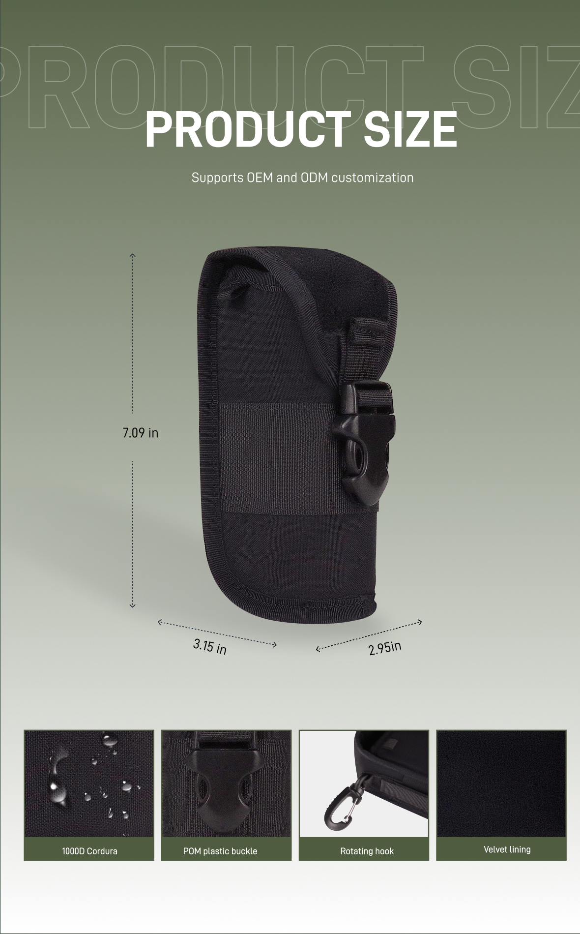 MOLLE Tactical Eyewear Case