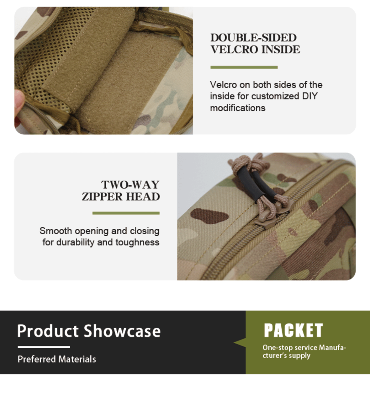 Camouflage Small Bags with Various Patterns