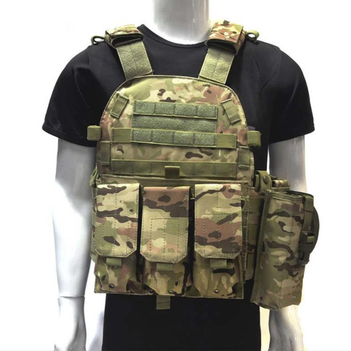 Customized outdoor sports camouflage training vest