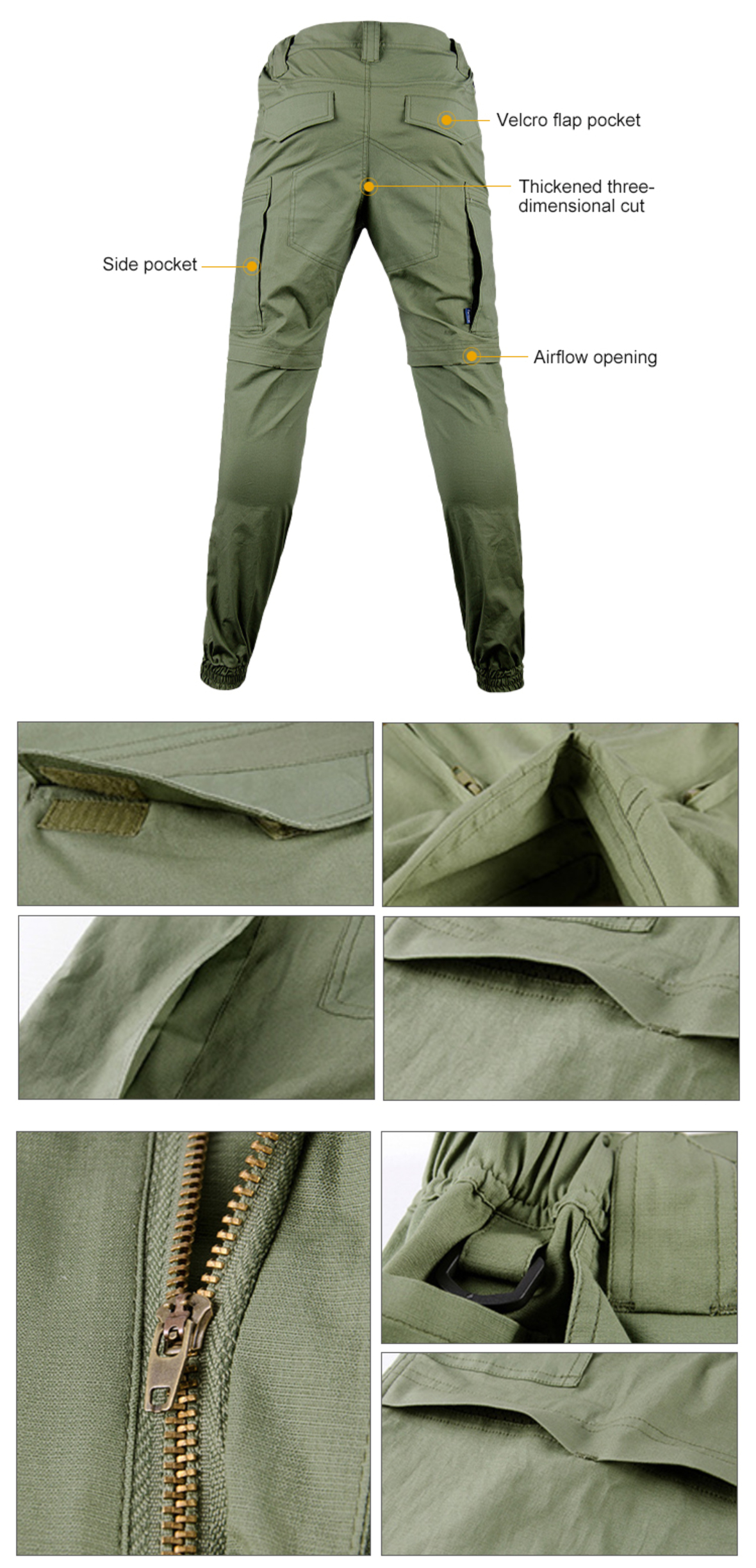 P013 Waterproof Work Pants with Cuffs