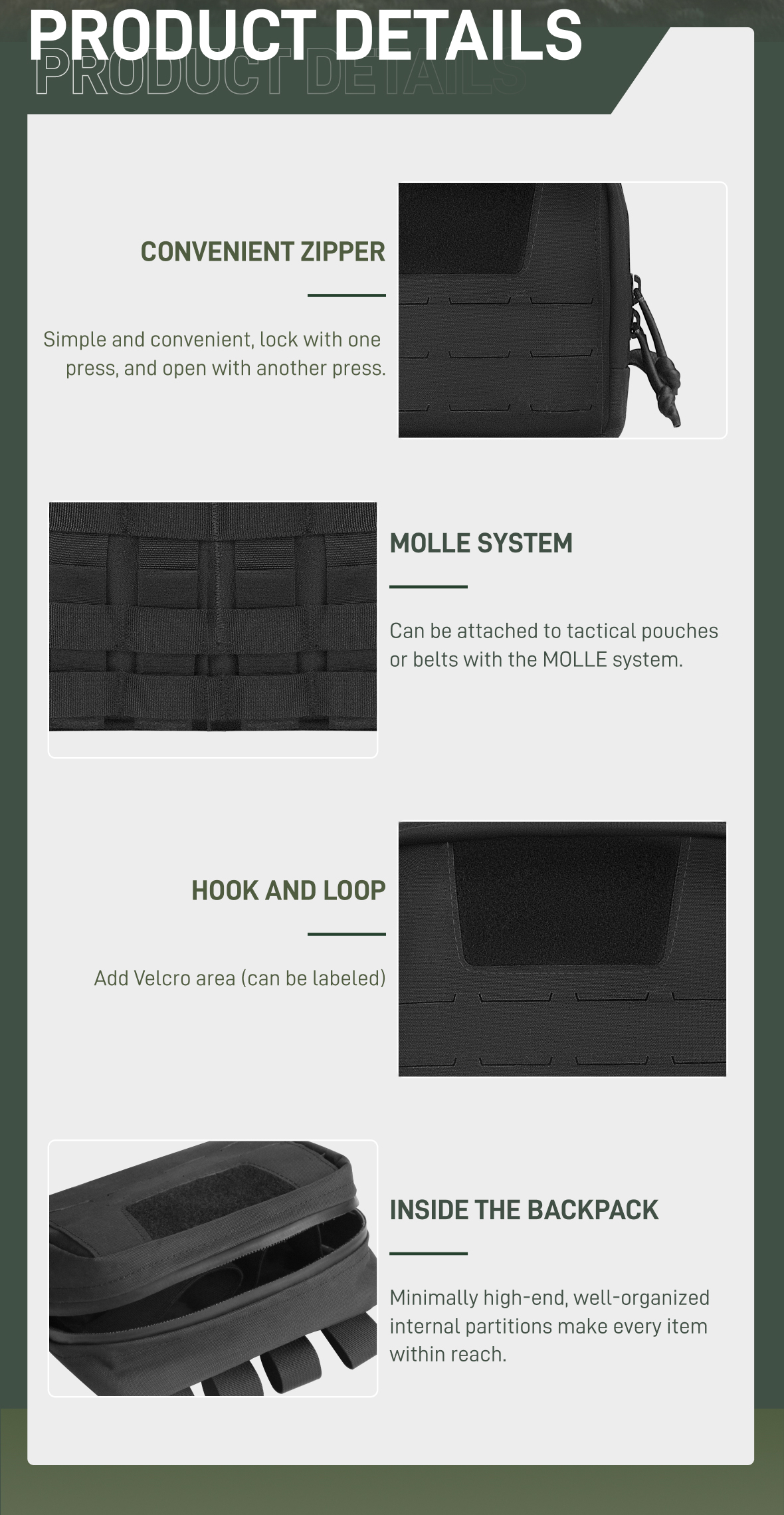 Molle System Tactical Accessory Pack