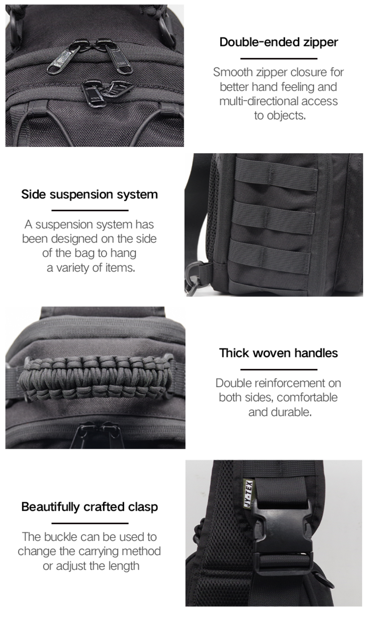 Multifunctional Tactical Crossbody Bag