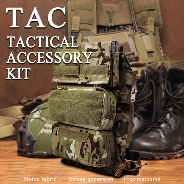 TAC Tactical Accessories Vest Camouflage Bag