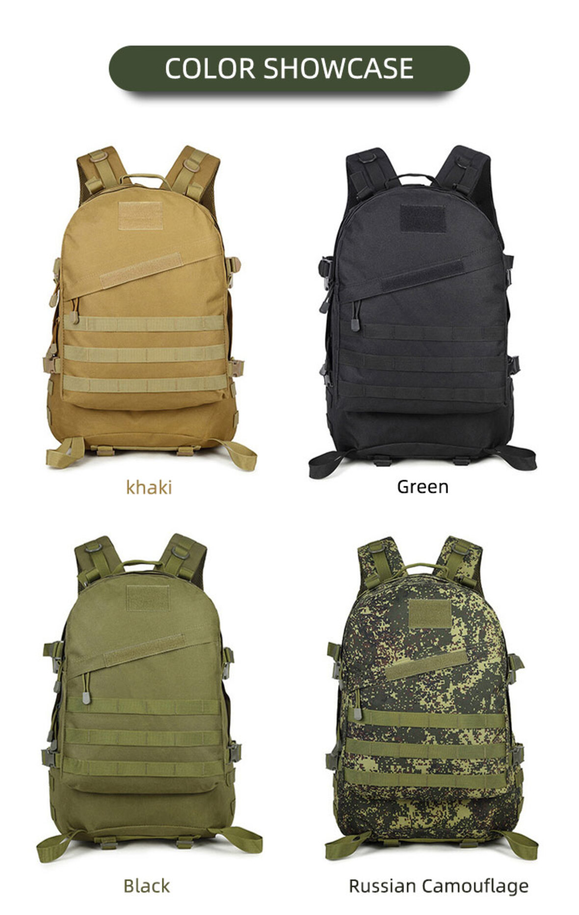 3D nylon outdoor tactical backpack