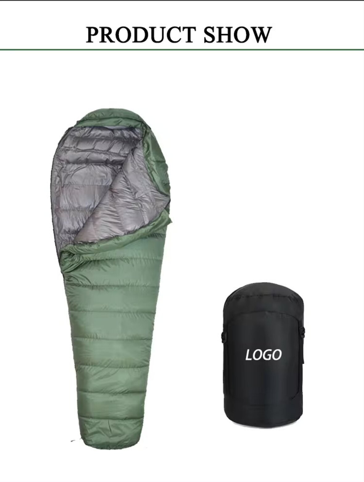 Custom Oxford Waterproof Mummy Sleeping Bags 