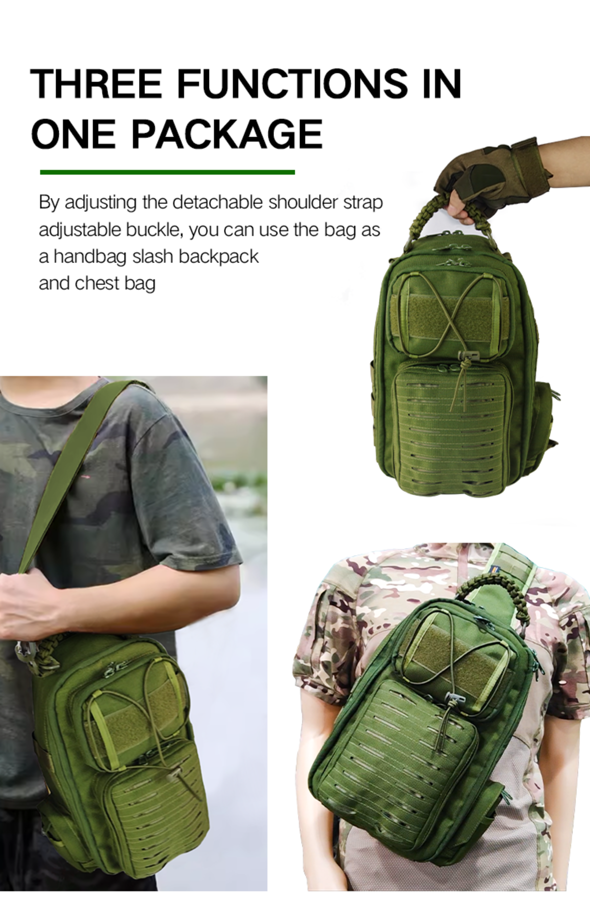 Outdoor Military Crossbody Bag