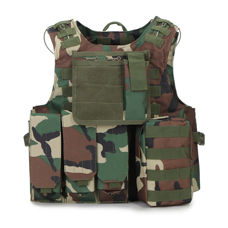 Customized outdoor sports camouflage training vest